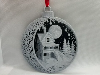 House Christmas Bauble