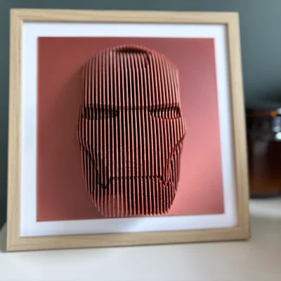 3D Ironman wall sculpture