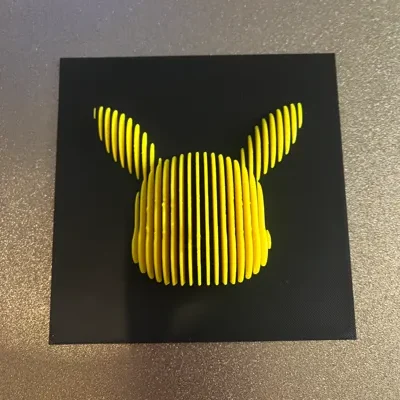 Pikachu Wall sculpture