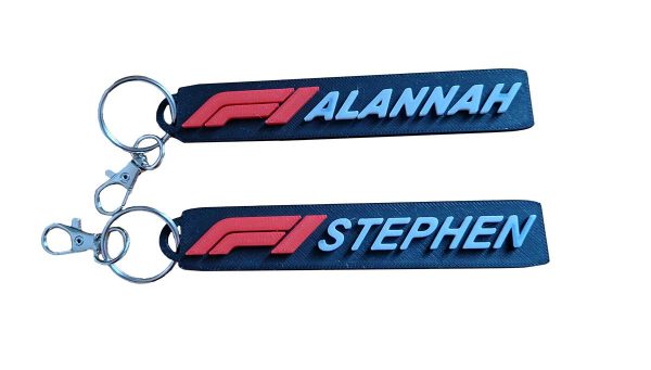 Custom F1 Keyrings