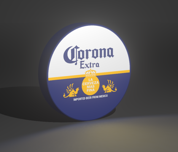 Corona Extra Light Box