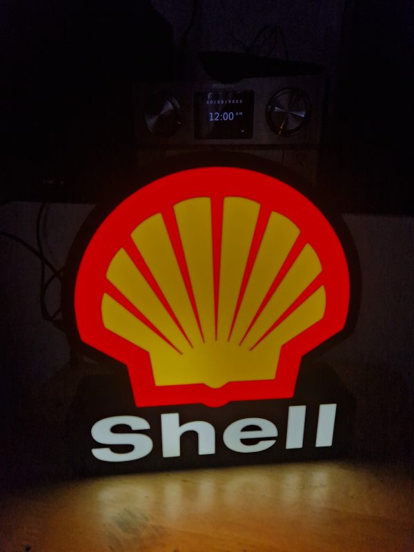 Shell Sign Light Box