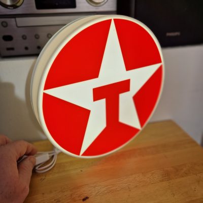 Texaco Oil Light Box