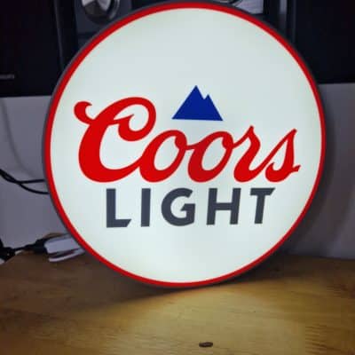 Coors Light Light Box