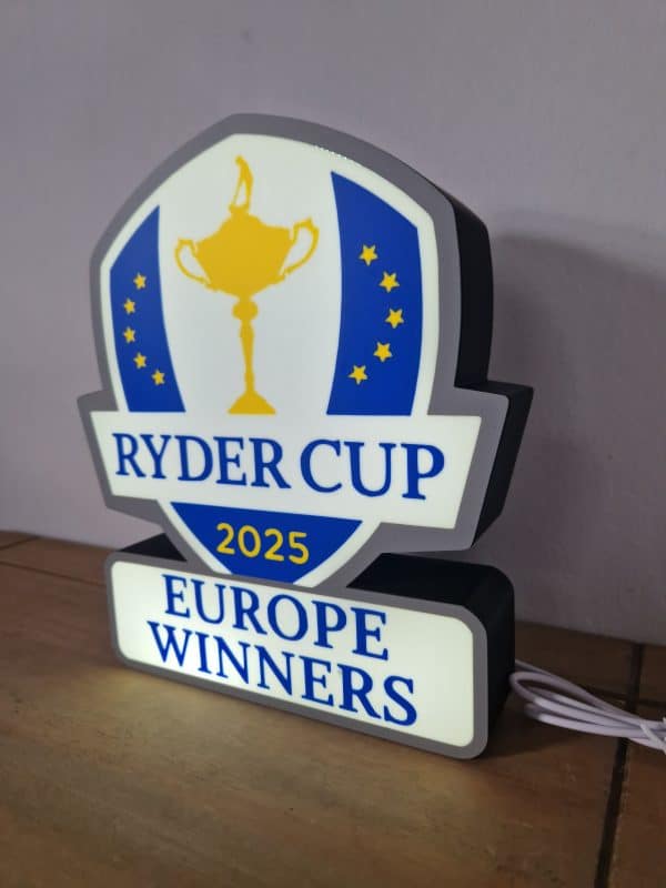 Ryder Cup Europe Wins Light Box - Image 3
