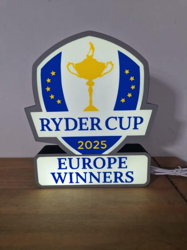 Ryder Cup Europe Wins Light Box - Image 2