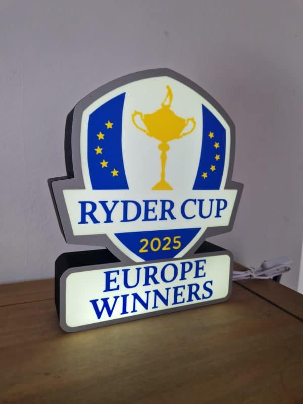 Ryder Cup Europe Wins Light Box