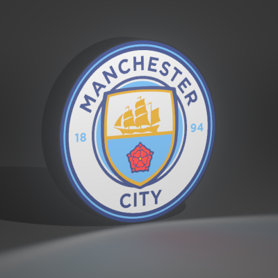 Man City Light Box