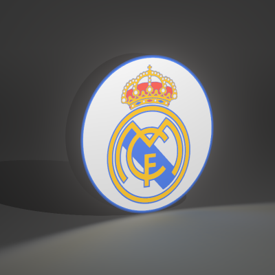 Real Madrid Light Box
