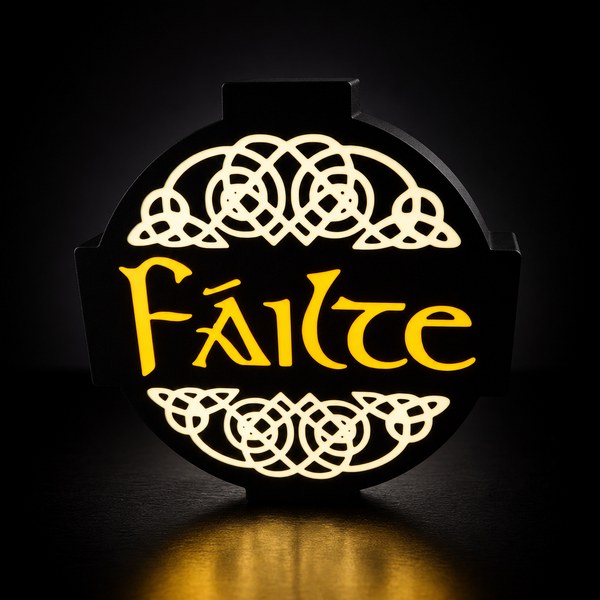 Custom style LED light box sign suitable for a personalised Valentine’s Day gift in Ireland