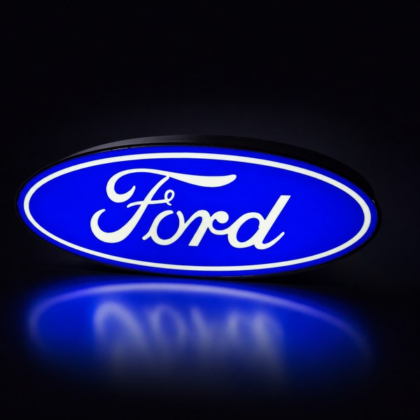 Ford LED light box sign for garage décor in Ireland