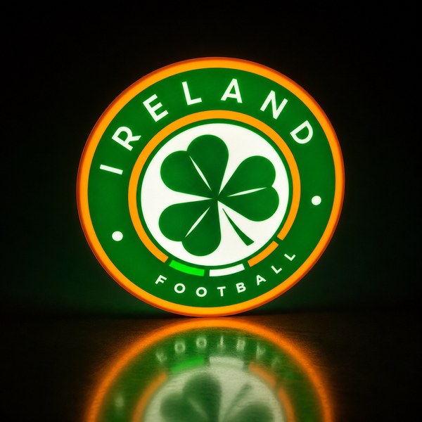 Ireland themed 3D printed LED light box birthday gift