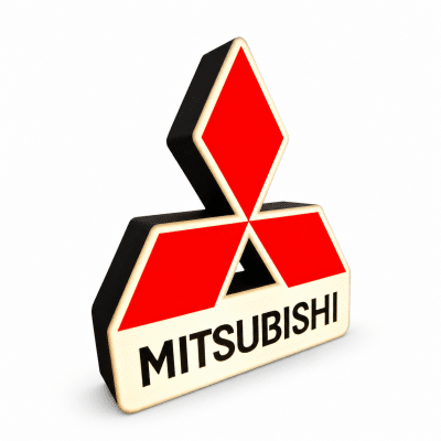 Mitsubishi Logo Light Box