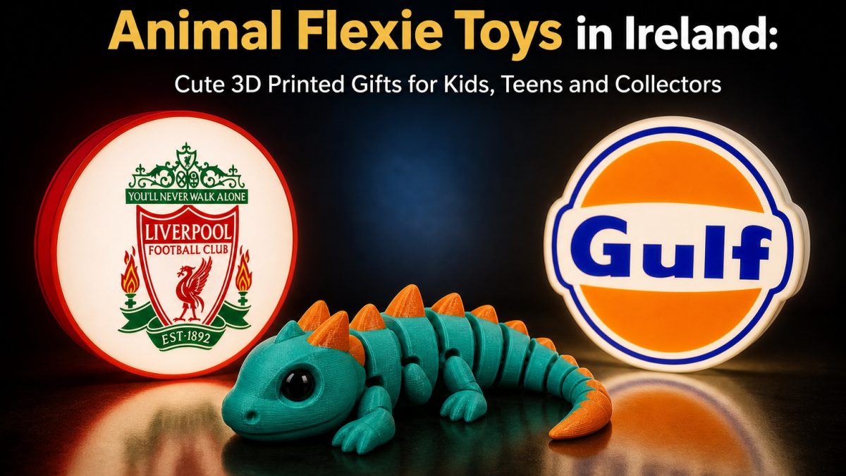 Featured image for Animal Flexie Toys in Ireland: Cute 3D Printed Gifts for Kids, Teens and Collectors — 3DArt.ie
