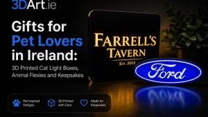 Featured image for Gifts for Pet Lovers in Ireland: 3D Printed Cat Light Boxes, Animal Flexies and Keepsakes — 3DArt.ie