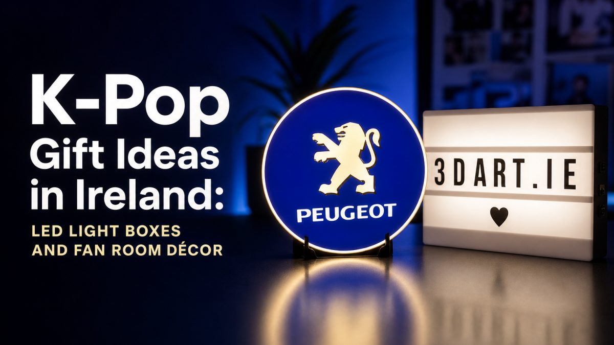 Featured image for K-Pop Gift Ideas in Ireland: LED Light Boxes and Fan Room Décor — 3DArt.ie