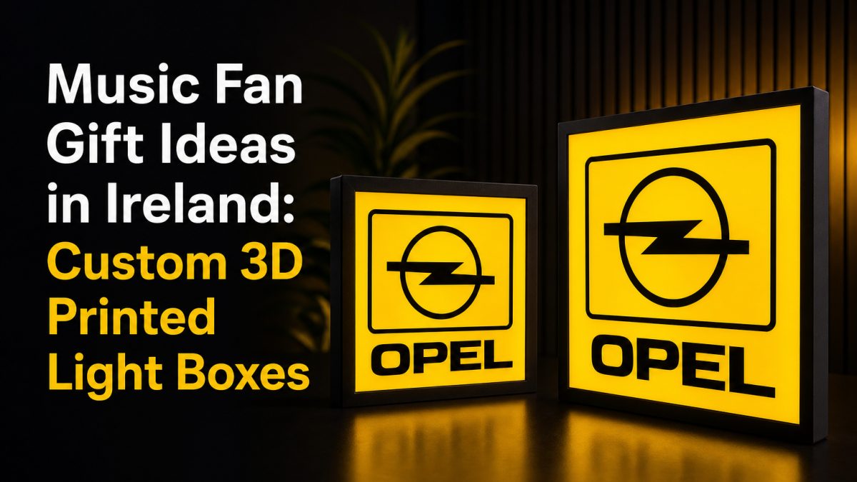 Featured image for Music Fan Gift Ideas in Ireland: Custom 3D Printed Light Boxes — 3DArt.ie