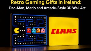 Featured image for Retro Gaming Gifts in Ireland: Pac-Man, Mario and Arcade-Style 3D Wall Art — 3DArt.ie